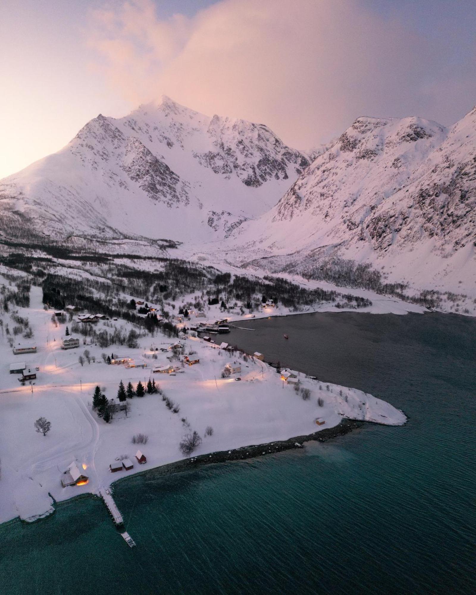 Lyngen Aurora House Villa Koppangen Ngoại thất bức ảnh
